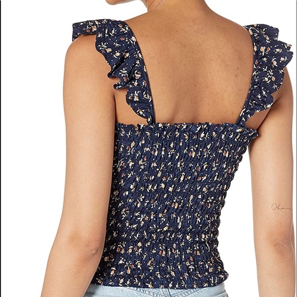 NWT Lucky Brand Navy Top Size Large - Picture 4 of 7